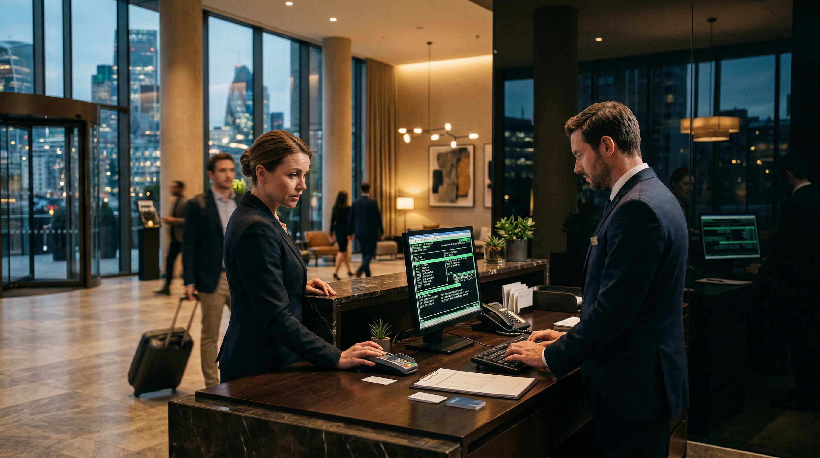 Connected hotel operations